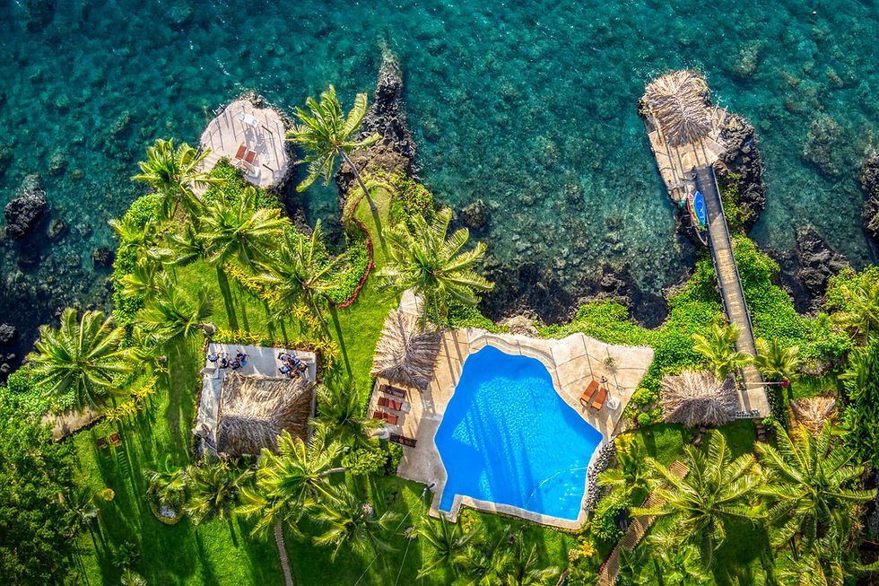 OVERHEAD IMAGE PARADISE TAVEUNI RESORT