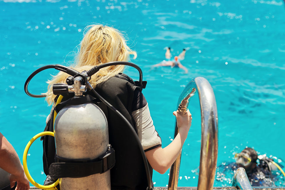 Thumbnail: A scuba diver enters the water