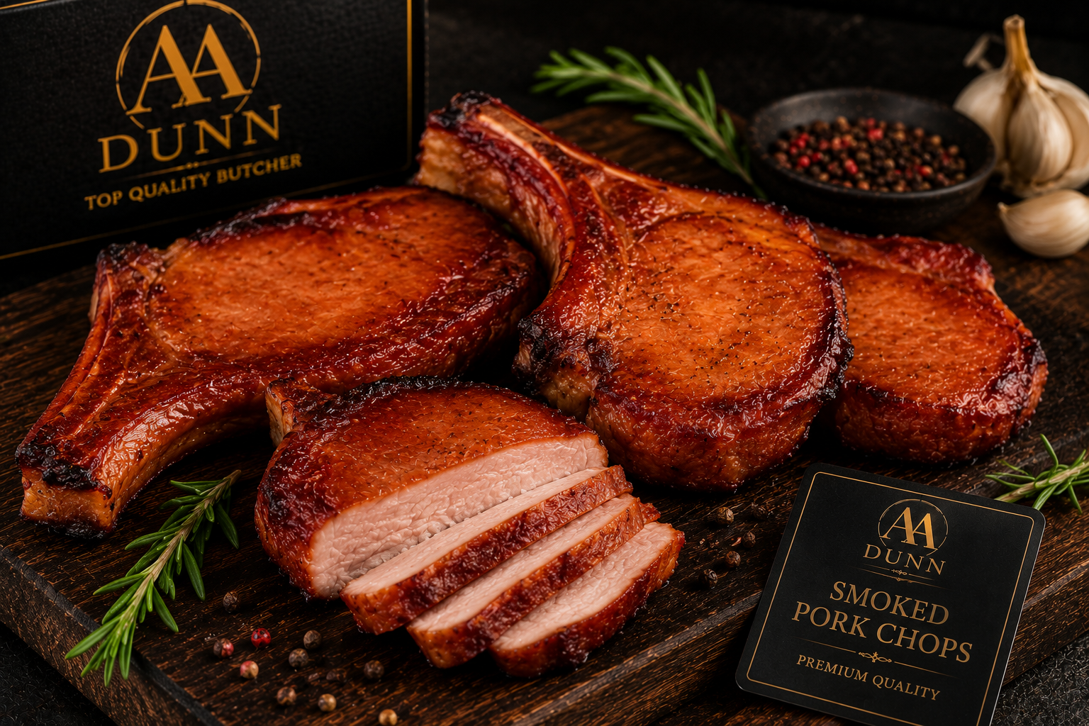 Smoked pork chops