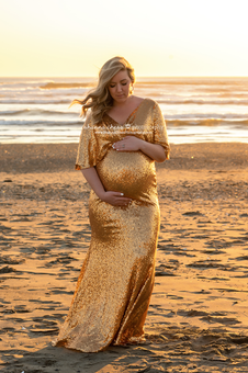 Gold sequin