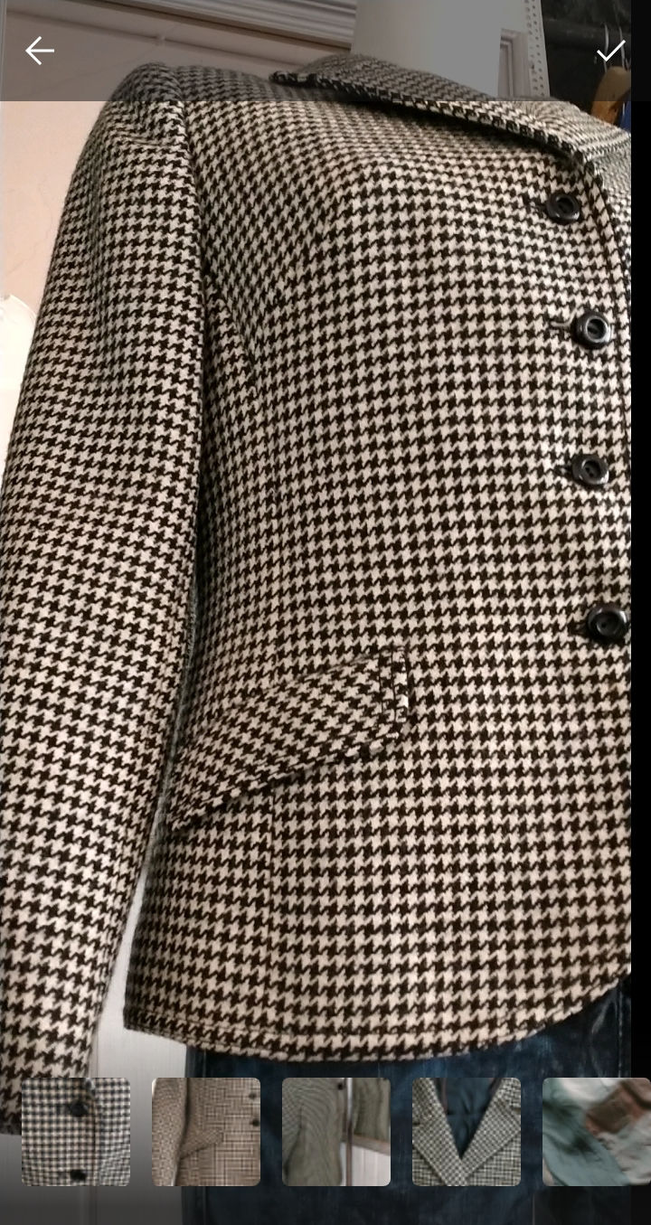 Thumbnail: Vintage tailornade blazerjasje