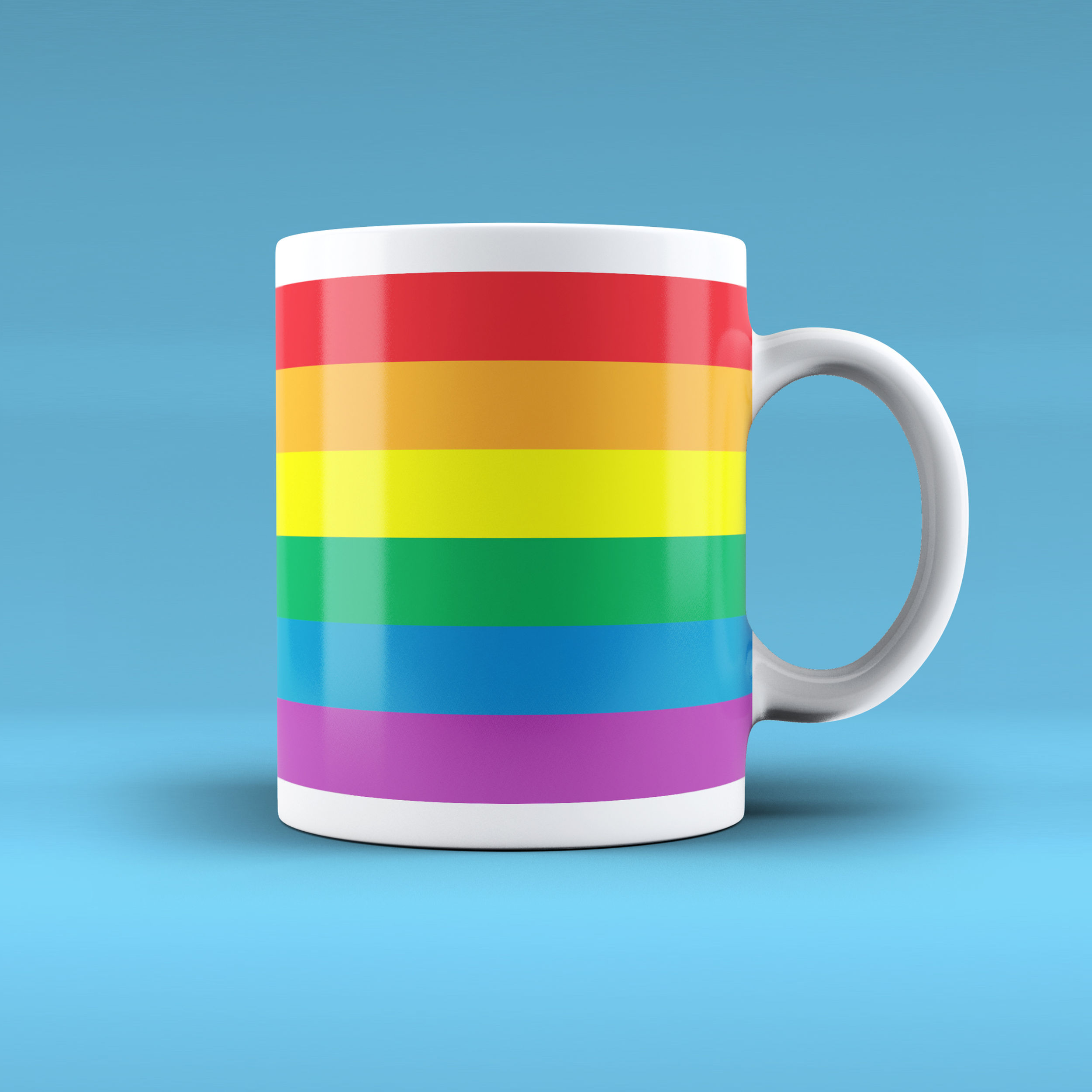 ספל - דגל הקשת