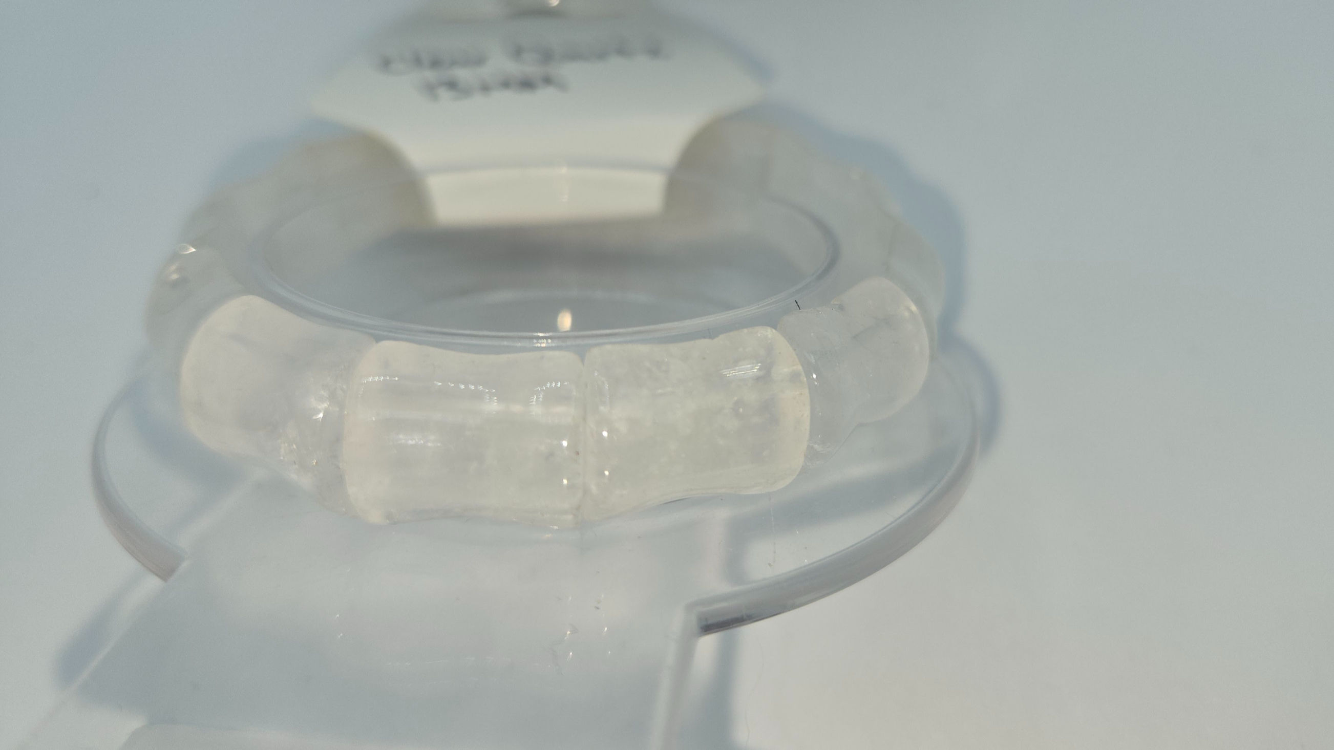 Clear Quartz Soft Bangle 13mm