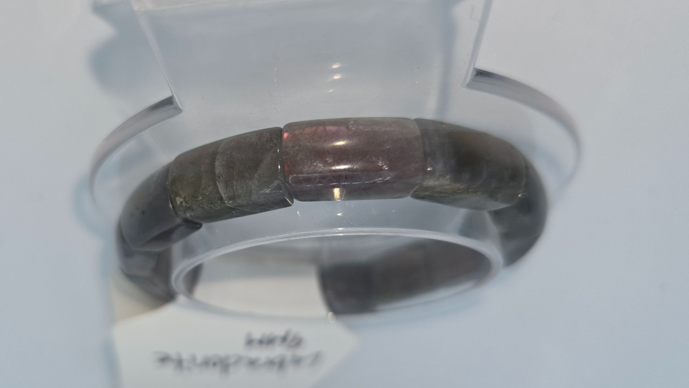Labradorite 9mm Soft Bangle