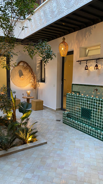 Marrakech Riad Wadiya patio