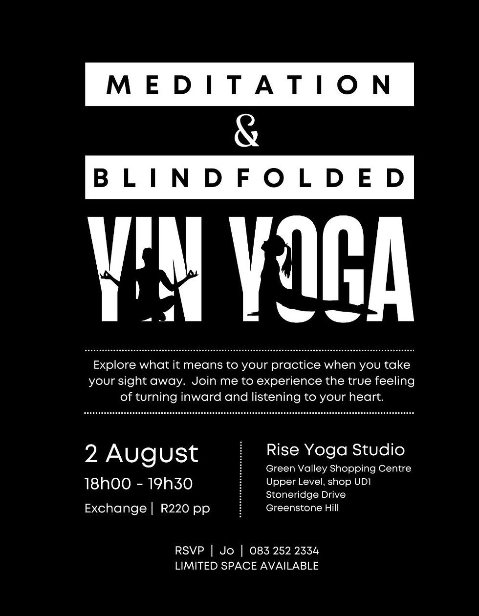 Meditation & Blindfolded Yin Yoga