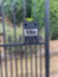 Wilkin Alarm sign on a gate