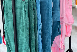 Dog clothing hanging