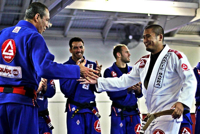A group of martial artists