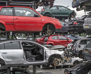 Scrapped cars