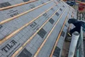 A pitched roof in Kent completed