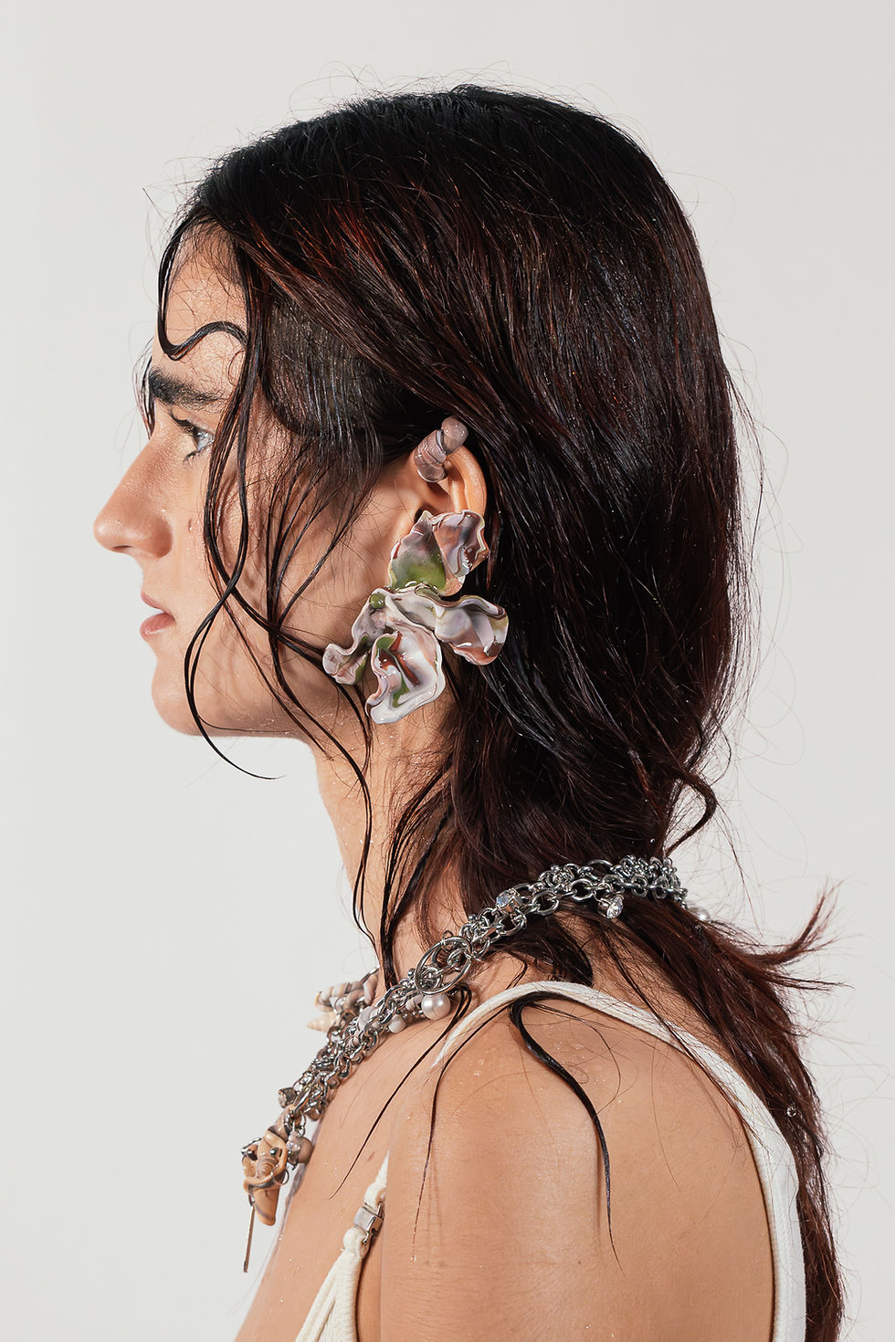 Thumbnail: Coralia Flower Earrings
