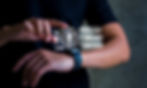 Futuristic health tech A smartwatch projects a holographic health dashboard, providing rea