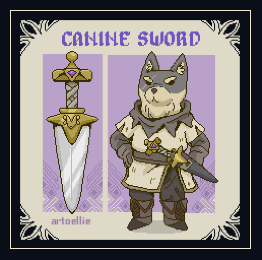 Canine sword