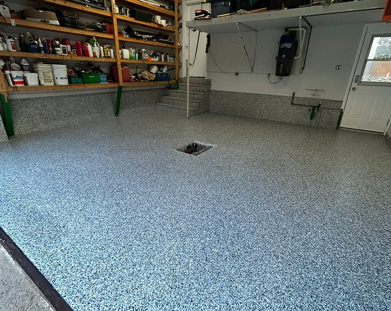 Garage polyaspartique après