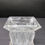 Thumbnail: Old Vintage Pedestal Crystal Lead Candle Holder