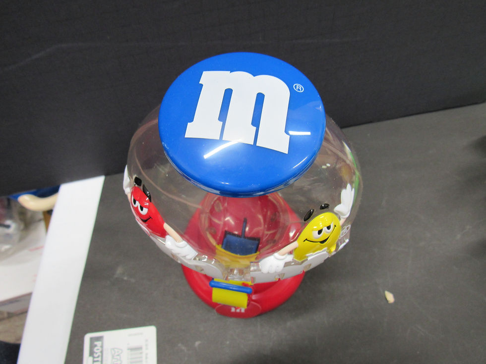 Thumbnail: Old Vintage M&M Party M'S Candy Dispenser