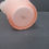 Thumbnail: Old Vintage Mikasa Love Pink Frosted Glass Tulip Basket Vase