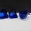 Thumbnail: Old Vintage Cobalt Blue Sun, Moon, Star Candle Holder