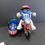 Thumbnail: Old Vintage M&M Red & White Motorcycle with Sidecar Candy Disenser