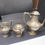 Thumbnail: Old Vintage Crescent Silverware 3 Pices Coffee Set
