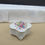 Thumbnail: Old Vintage Porcelain Footed Trinket Box