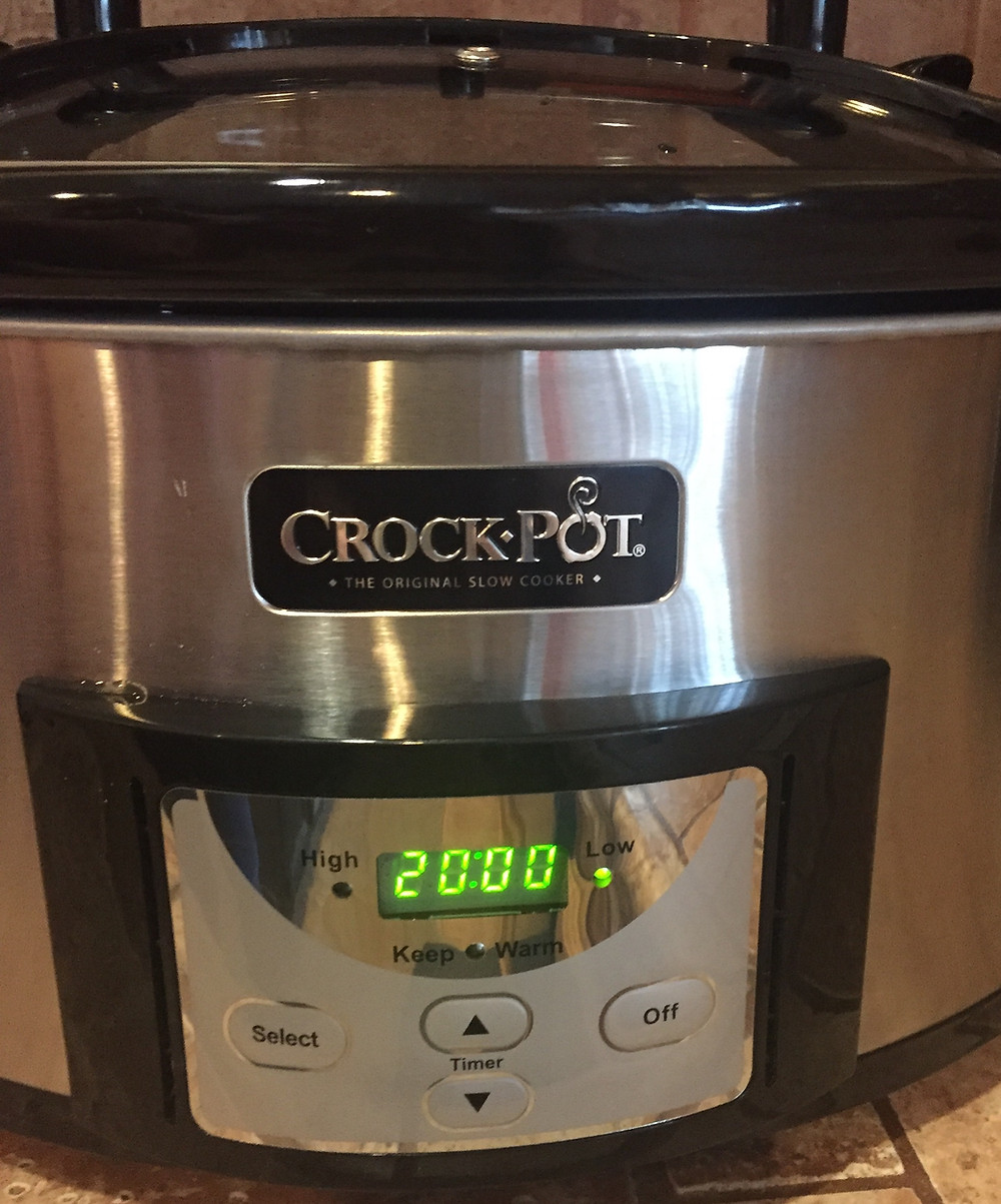 Crockpot set at 20 hours