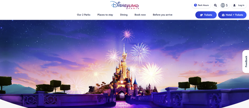 巴黎迪士尼官方網站