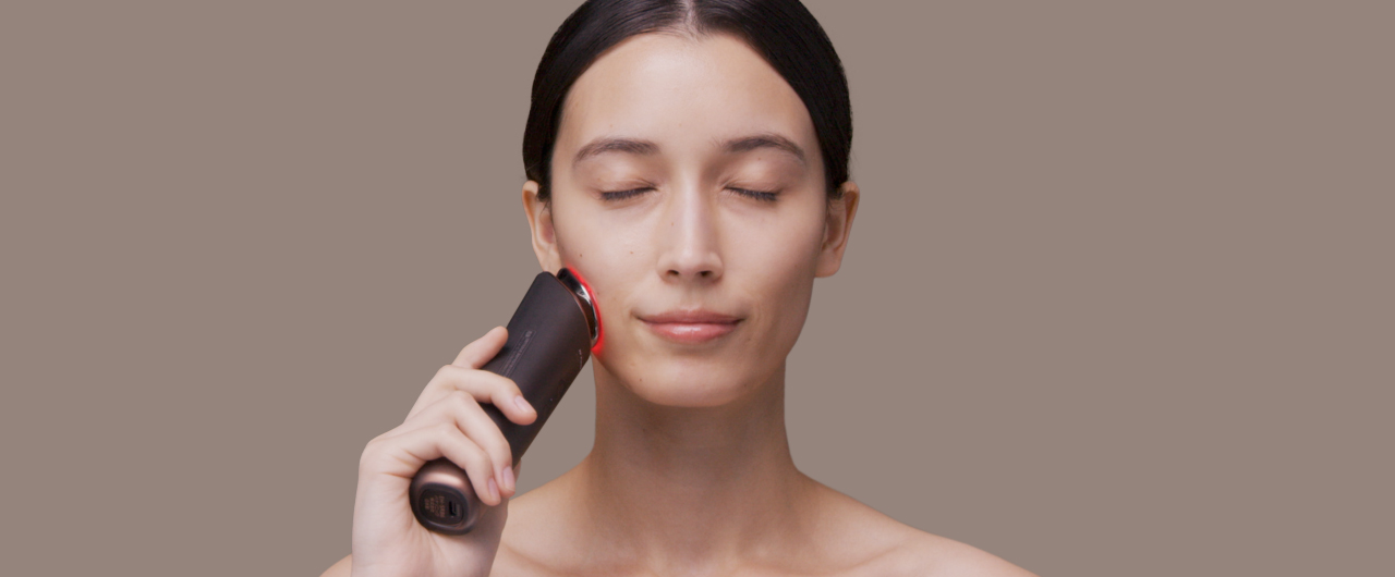 美容儀使用示意圖