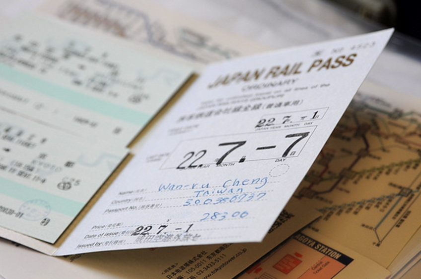 JR Pass (全日本鐵路周遊券)票券照片