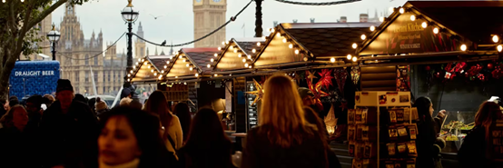 泰晤士河南岸聖誕市集