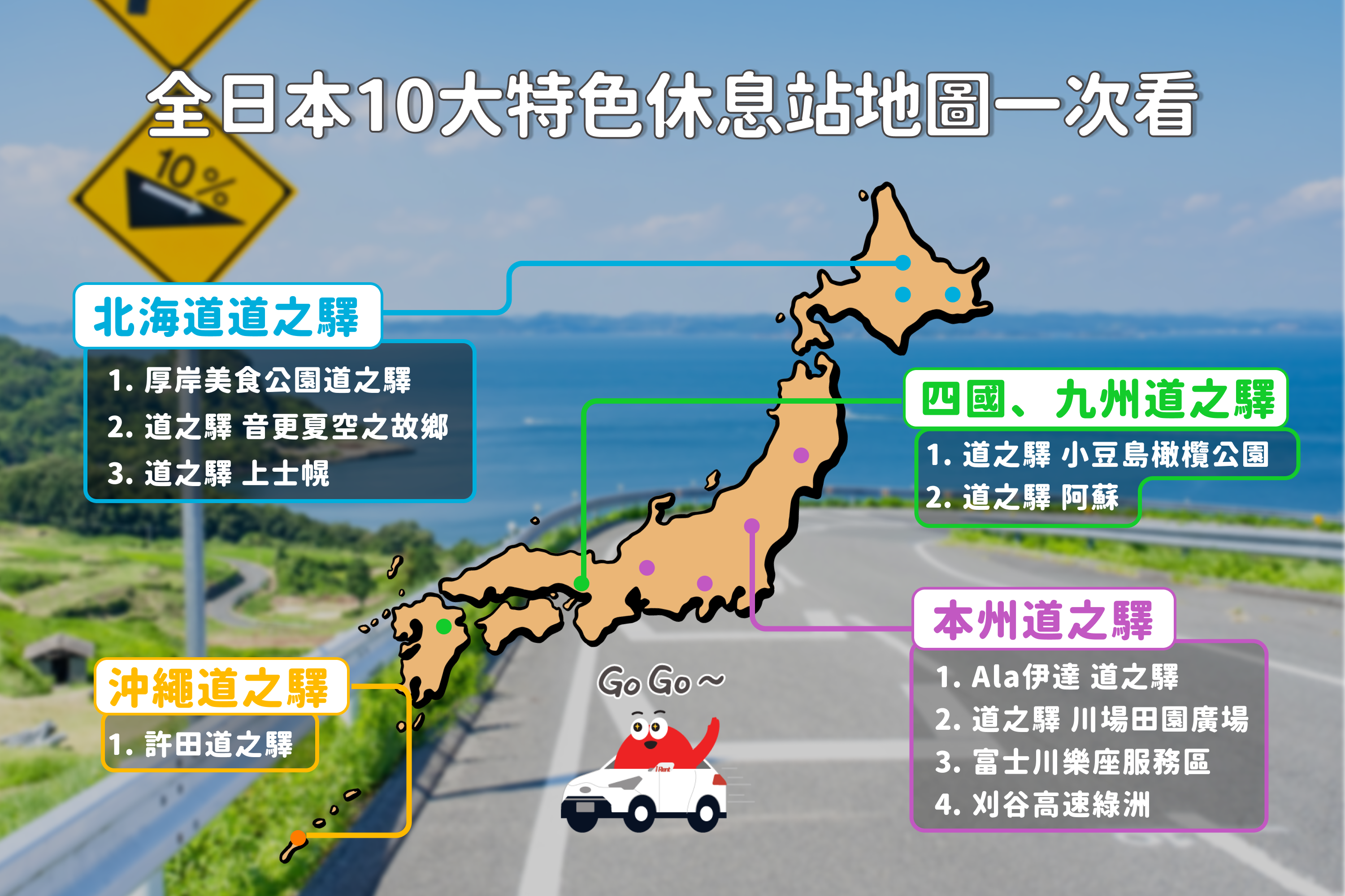 2025 日本自駕旅遊必看｜全日本 10 大特色休息站「道之驛」精選攻略