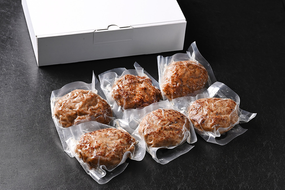 サムネイル： みしまの手ごねハンバーグ６個入りセット（冷凍）
