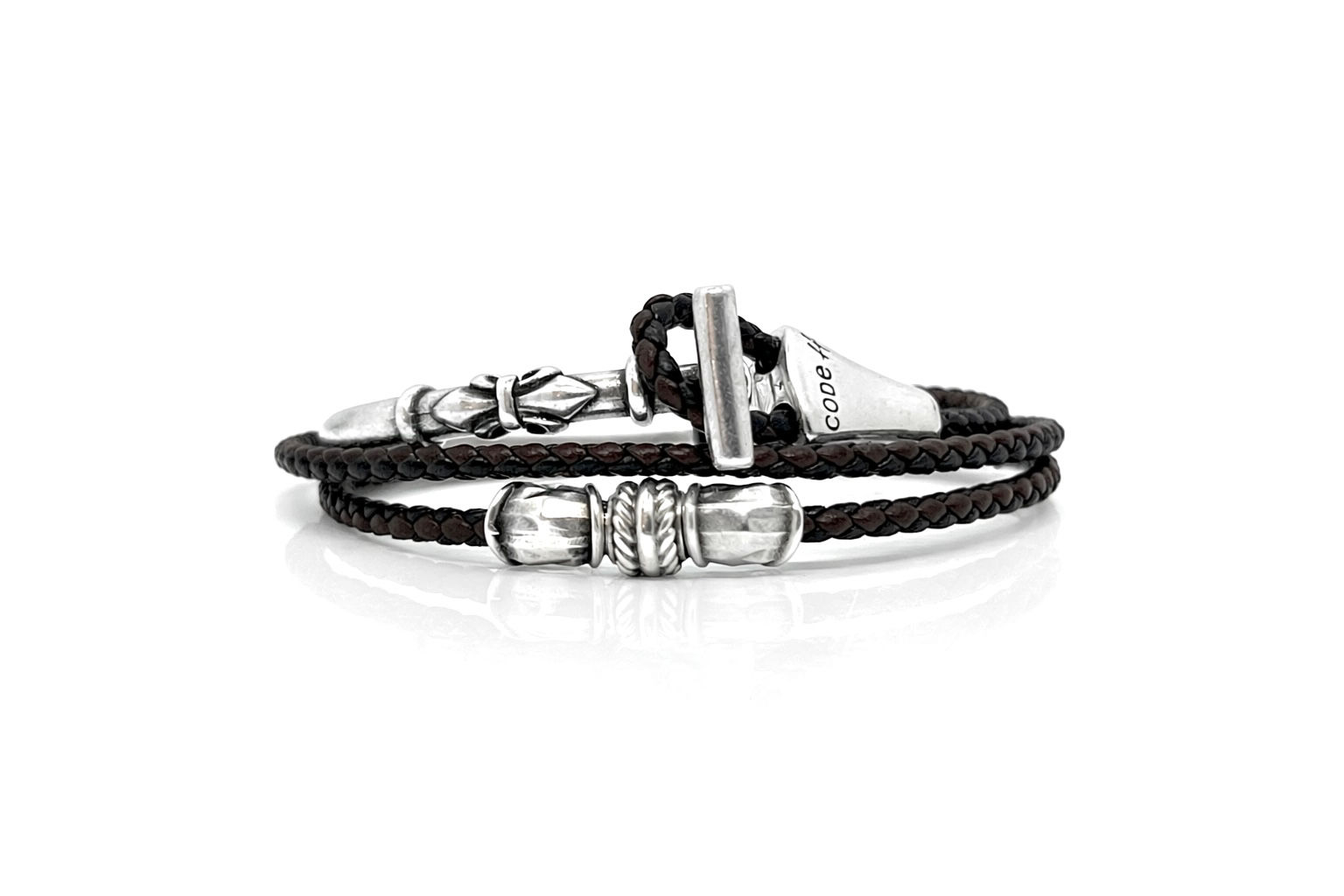 Bracelet homme Jonc et Cuir 