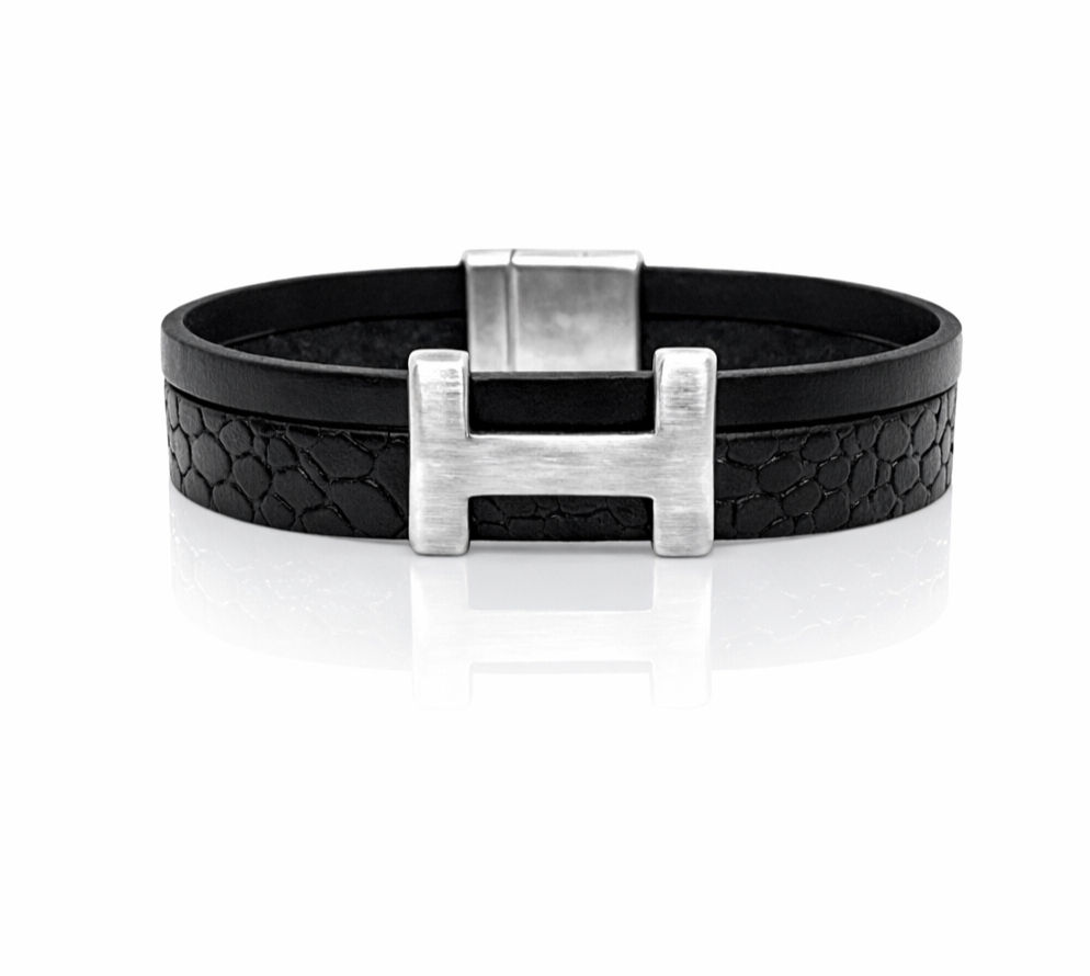 Bracelet cuir homme H-Tribute