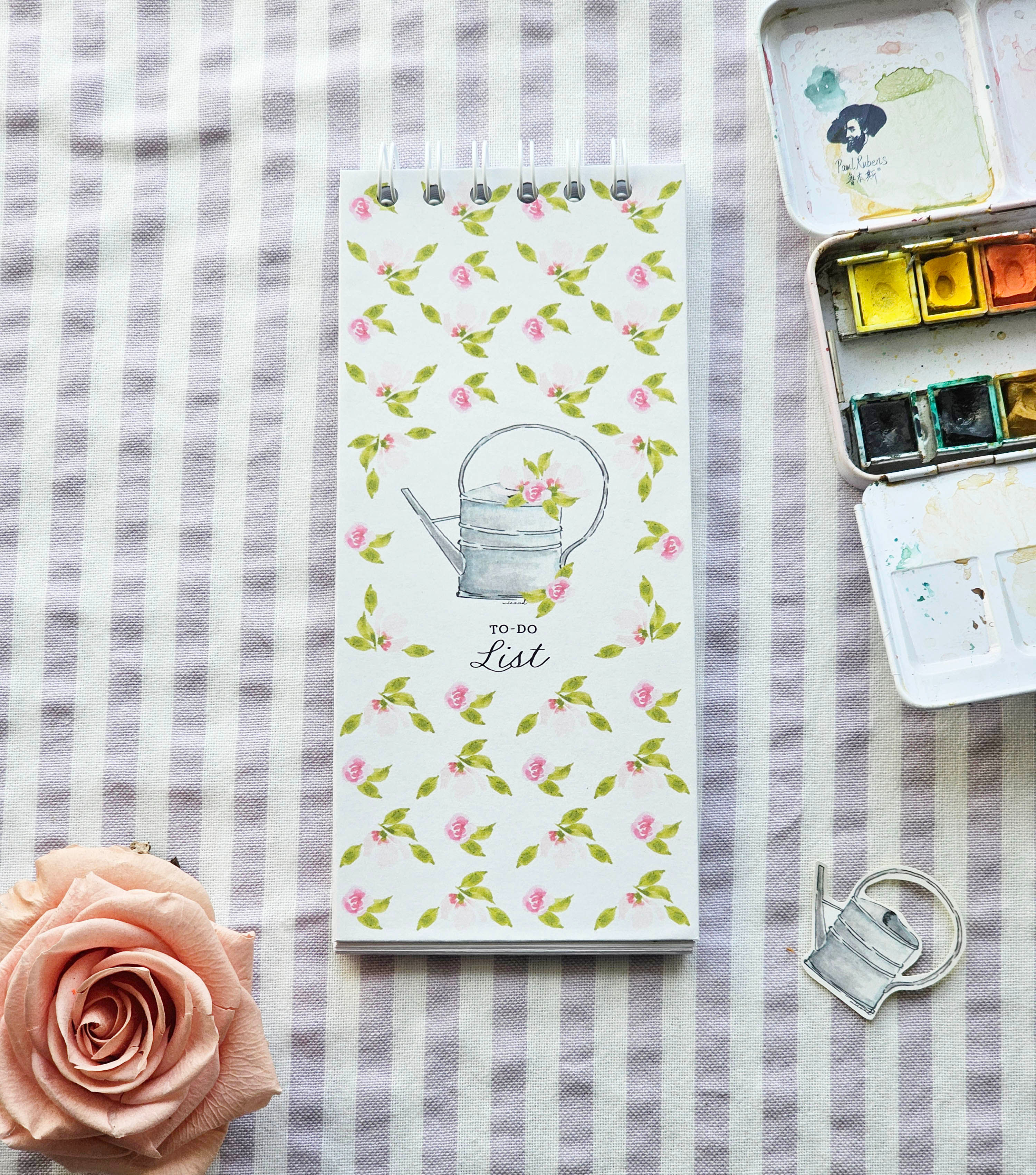 Bloc-Notes To do list "In the garden" spirale