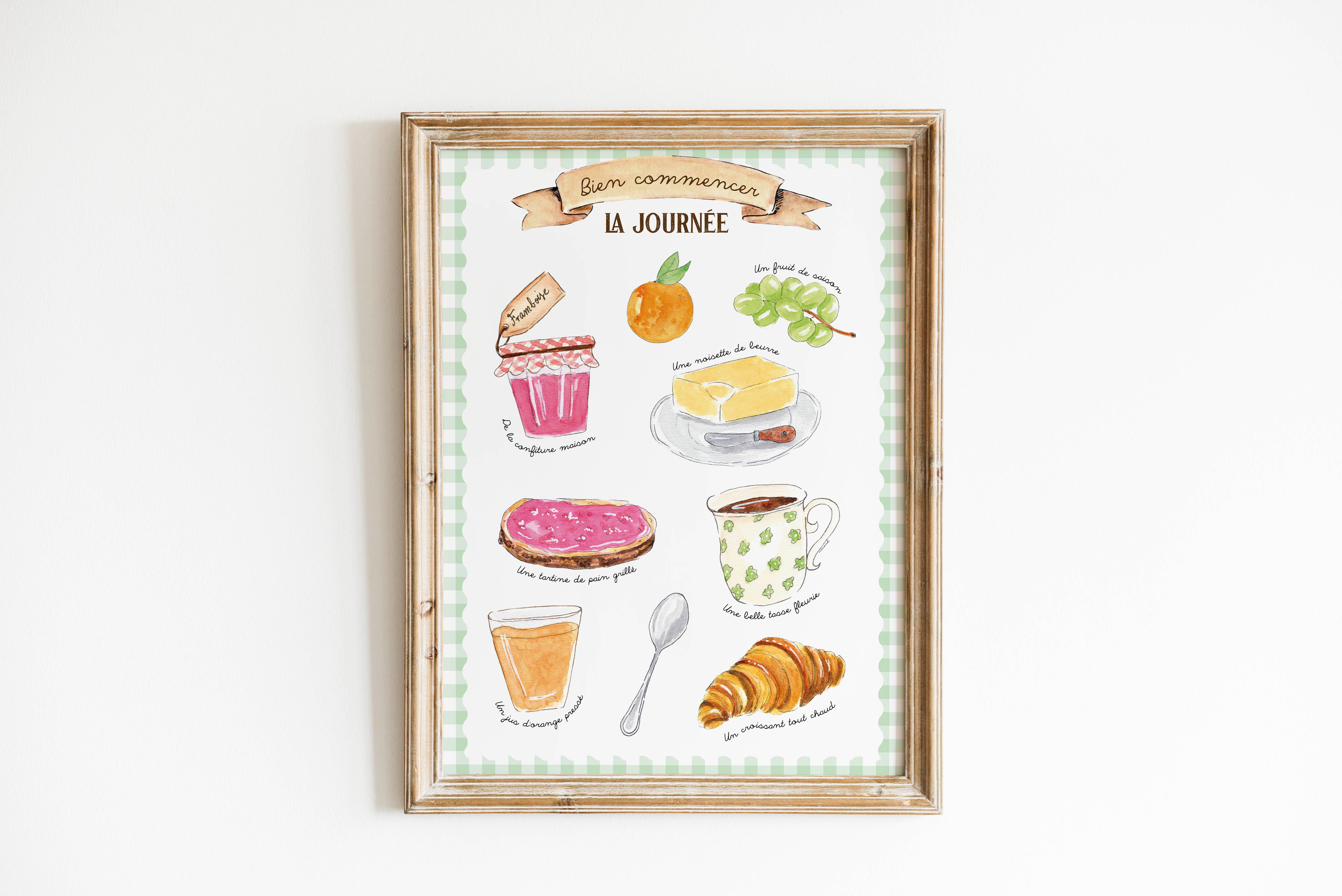 Affiche "Petit dejeuner"