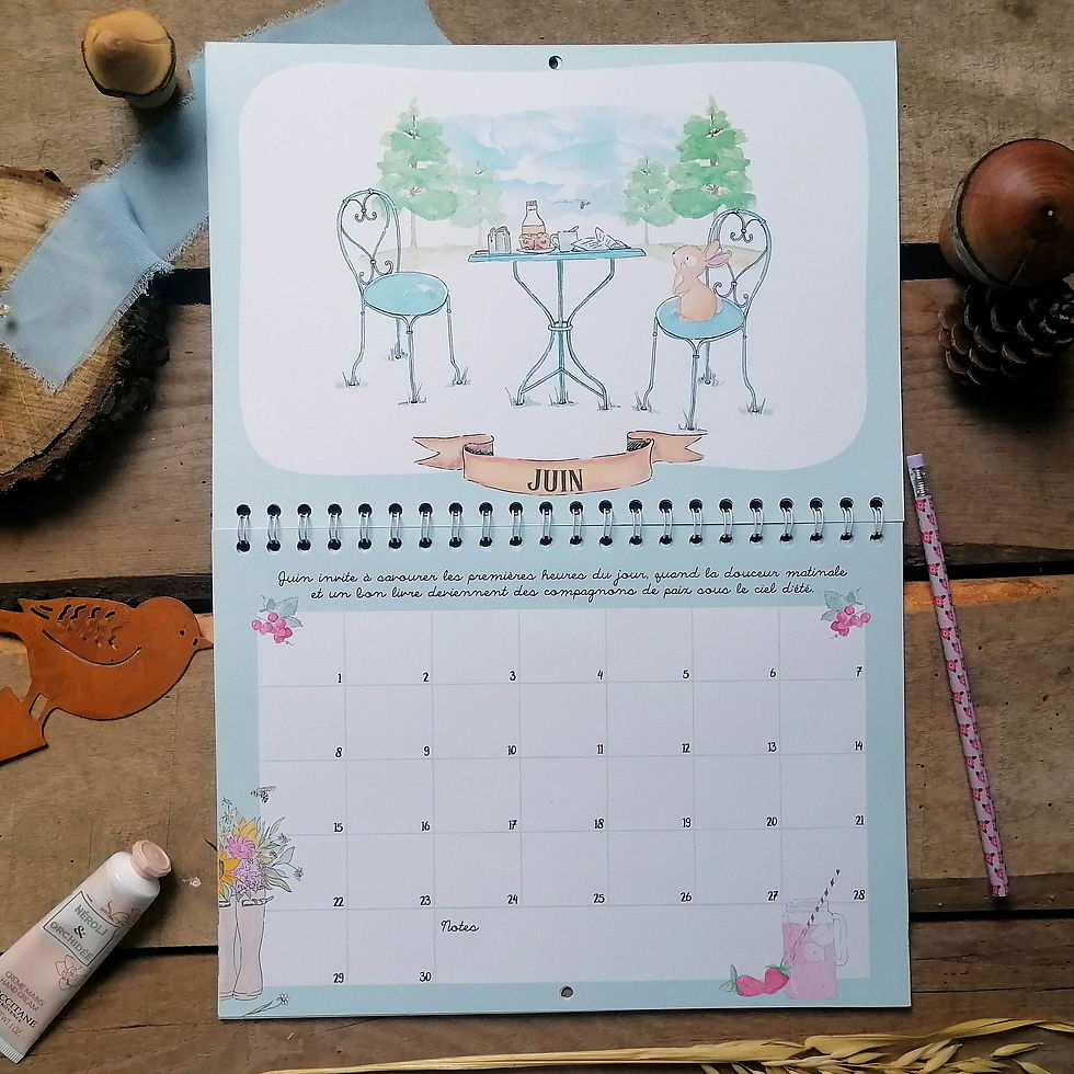 Miniature : Calendrier Perpetuel "Les p'tits bonheurs à chaque saison"