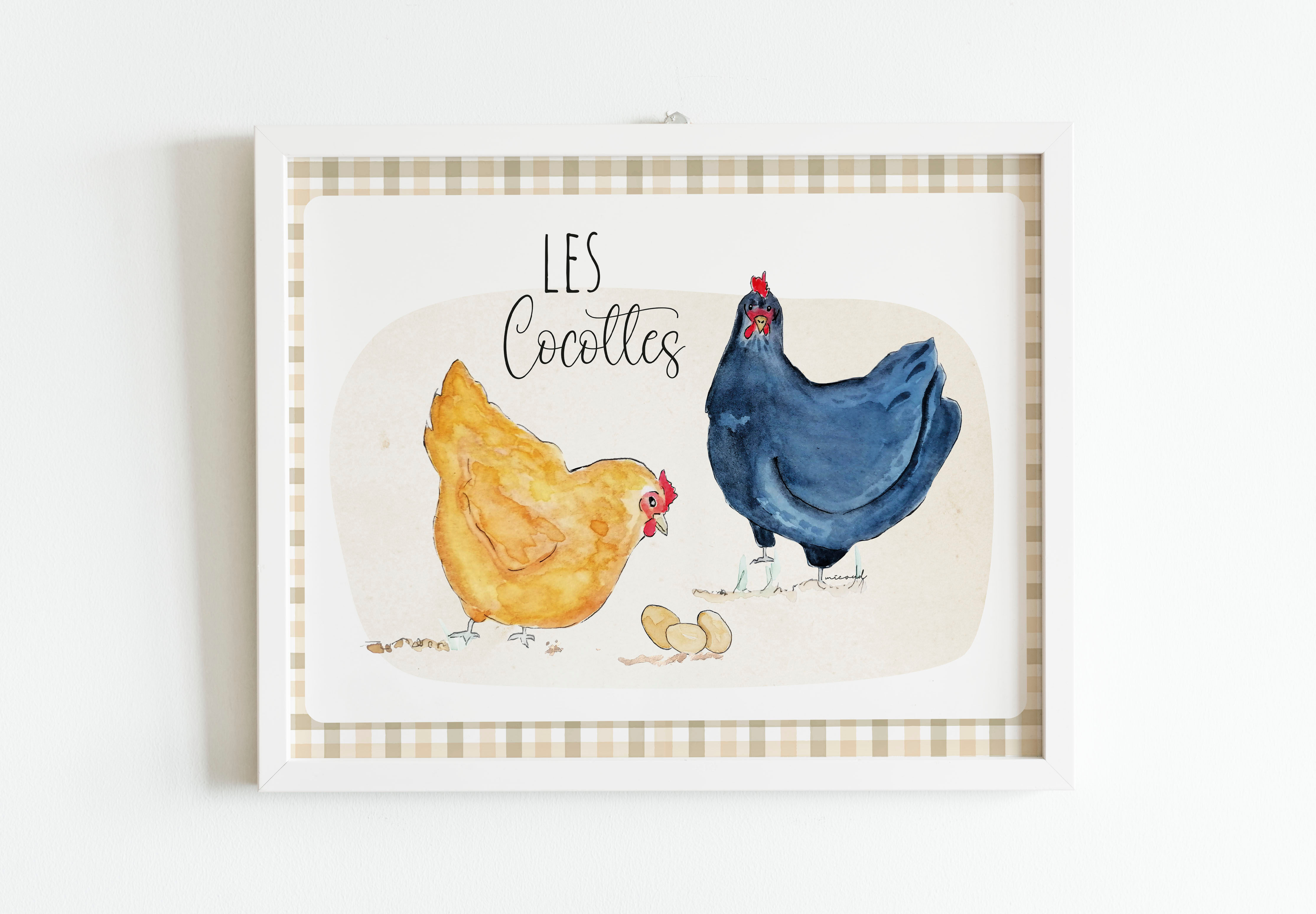 Affiche "Les cocottes"