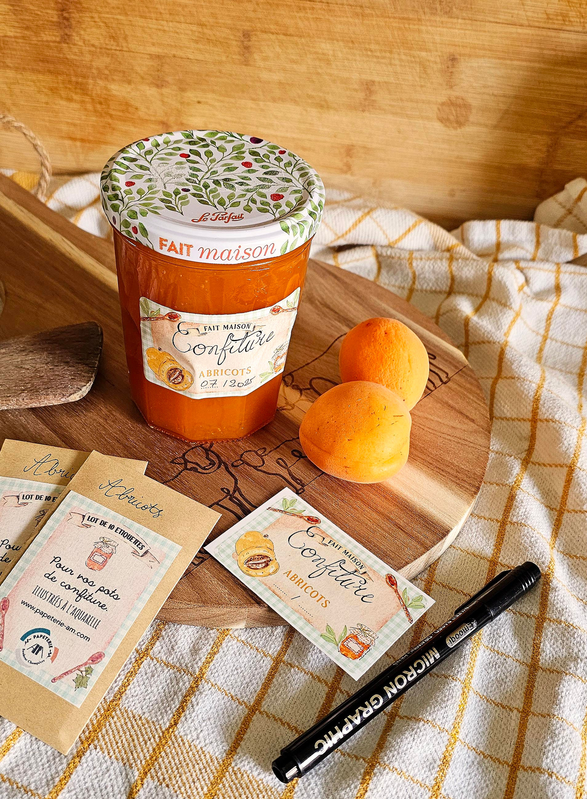 Etiquettes confiture