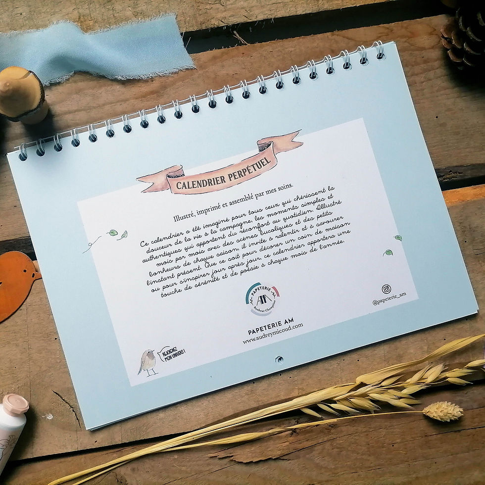 Miniature : Calendrier Perpetuel "Les p'tits bonheurs à chaque saison"