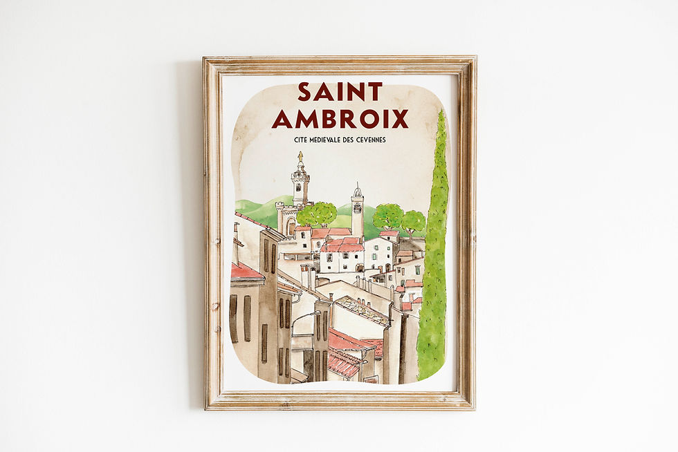 Affiche "Saint Ambroix"