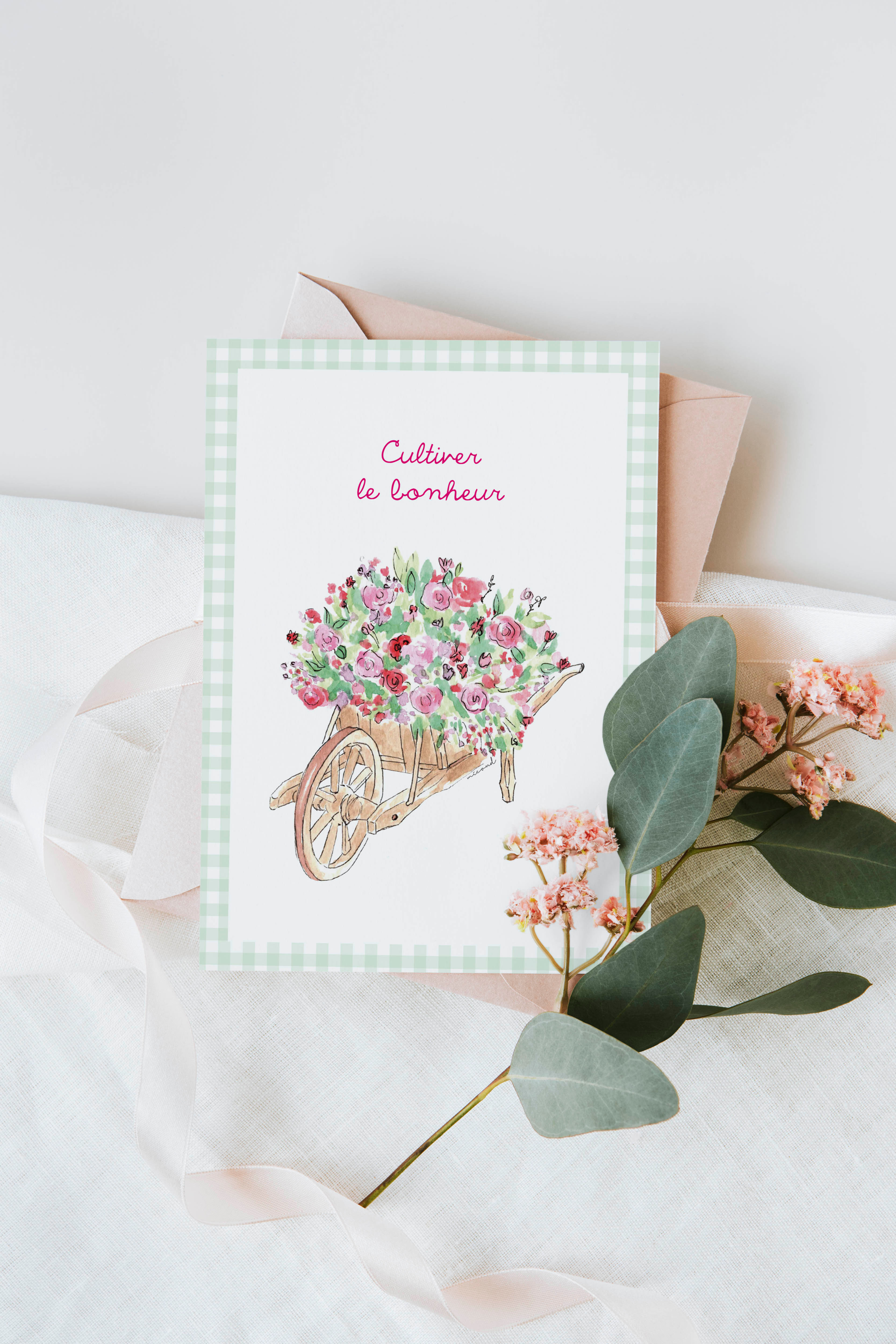 Carte "Cultiver le bonheur"