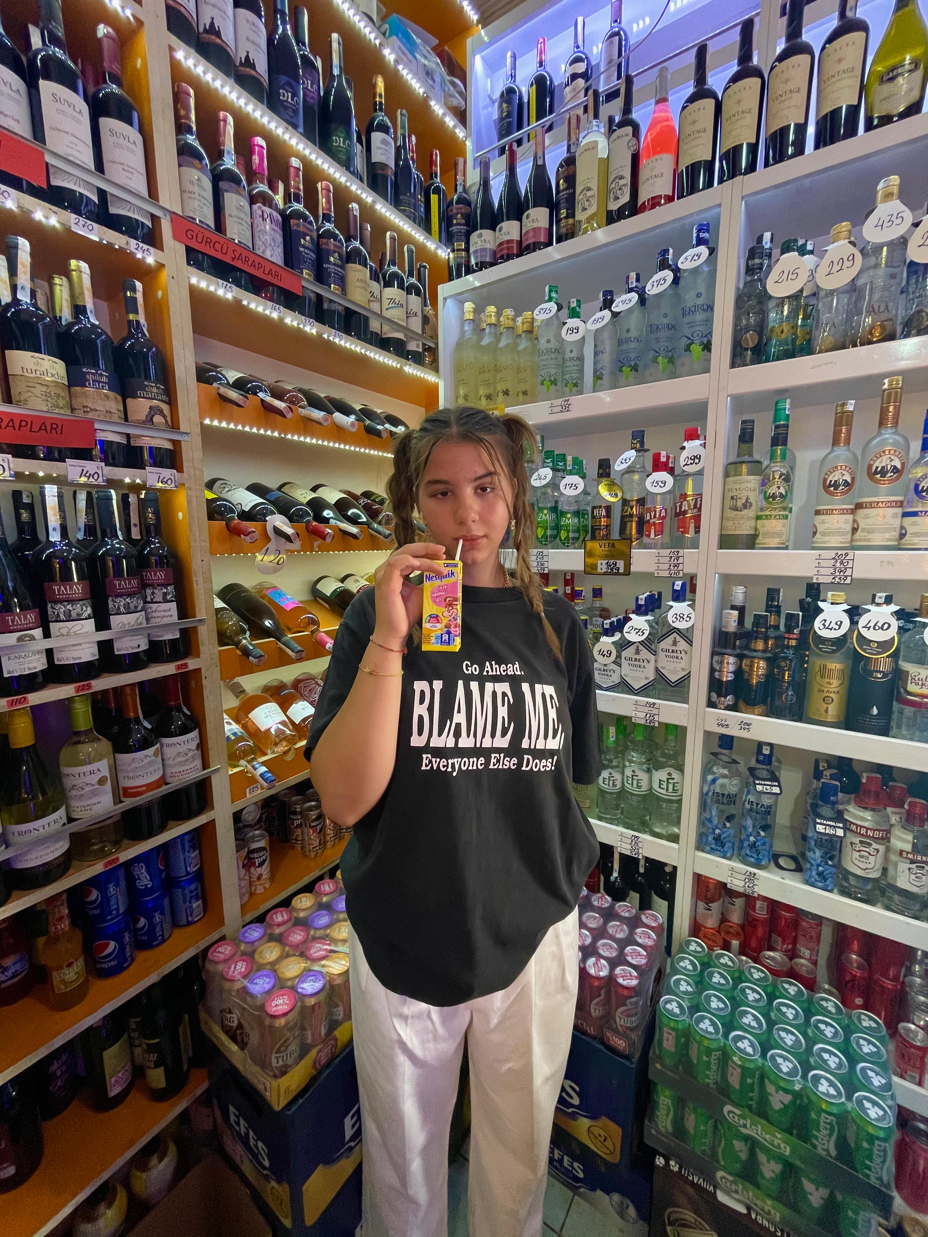 Go Ahead Blame Me, y2k, Made in USA, XL