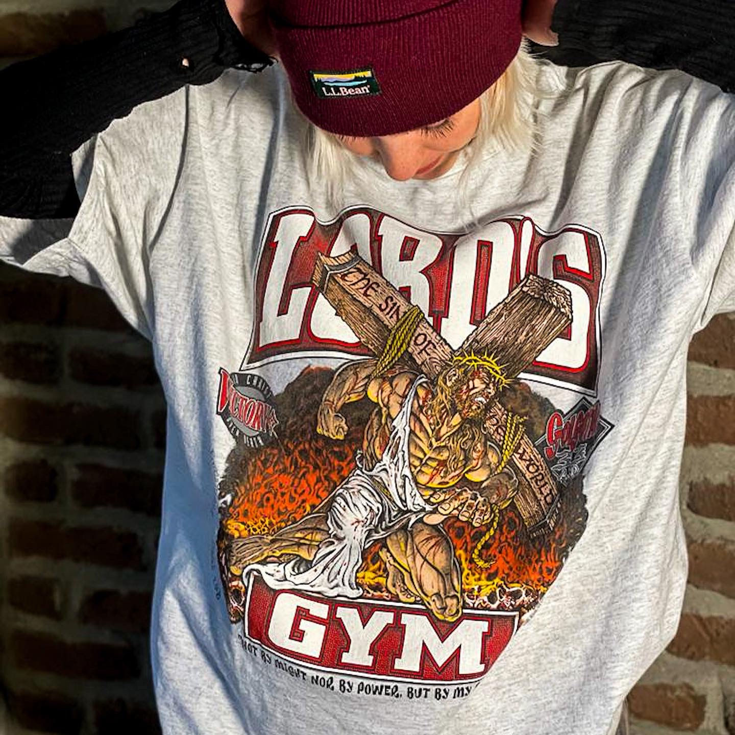 Lord’s Gym, single stitch, 1995, XL