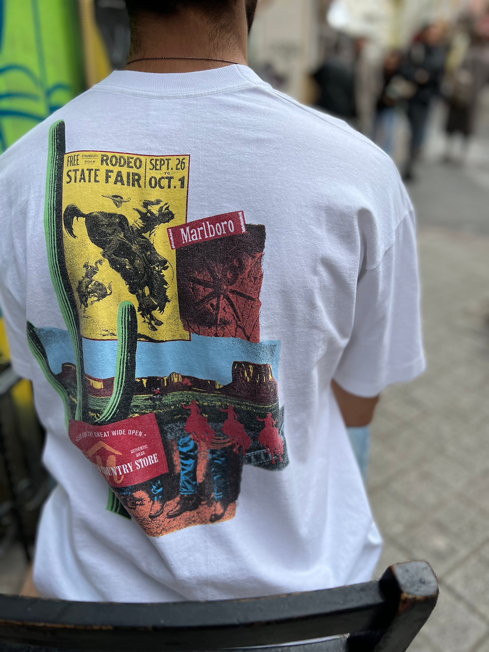Thumbnail: Vntg Marlboro Rodeo Tee, XL