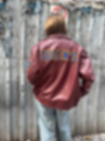 Queen's University Leather Jacket, 48