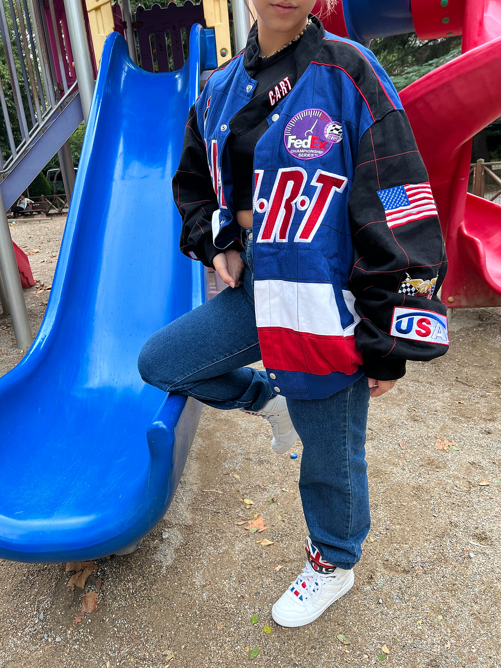 Thumbnail: Jeff Hamilton CART Nascar Jacket, Made in USA, XL