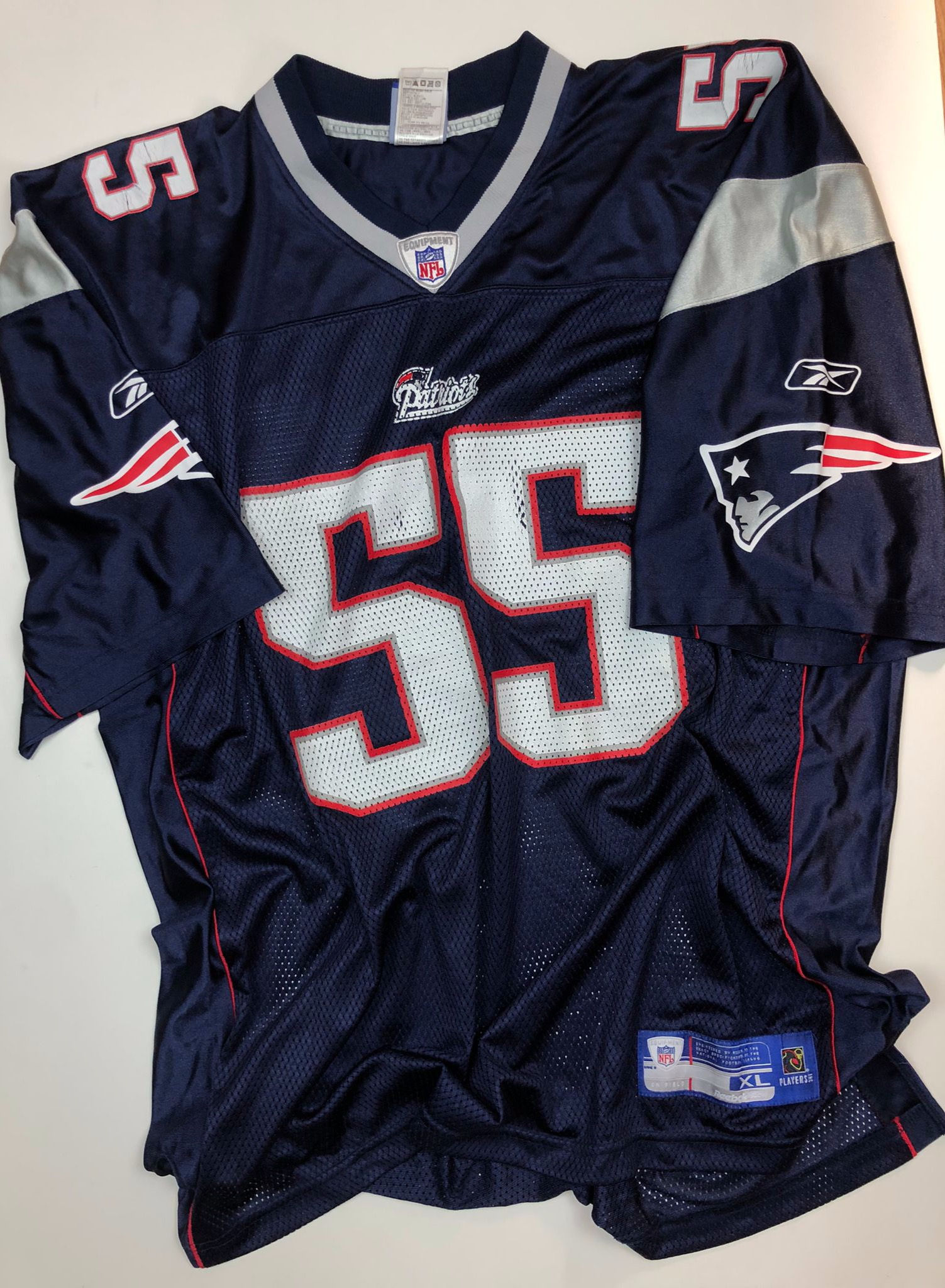 NFL Reebok Patriots Willie McGinest, XL