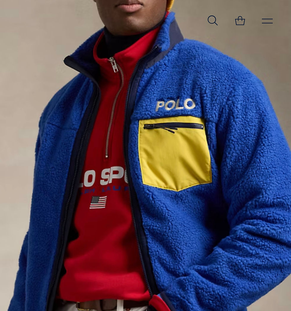 Thumbnail: Polo Ski Fleece Jacket, DS, M